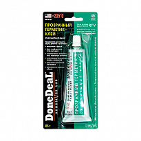 DD6705 Прозрачный силиконовый герметик-клей для стекол 85г 1шт/12шт